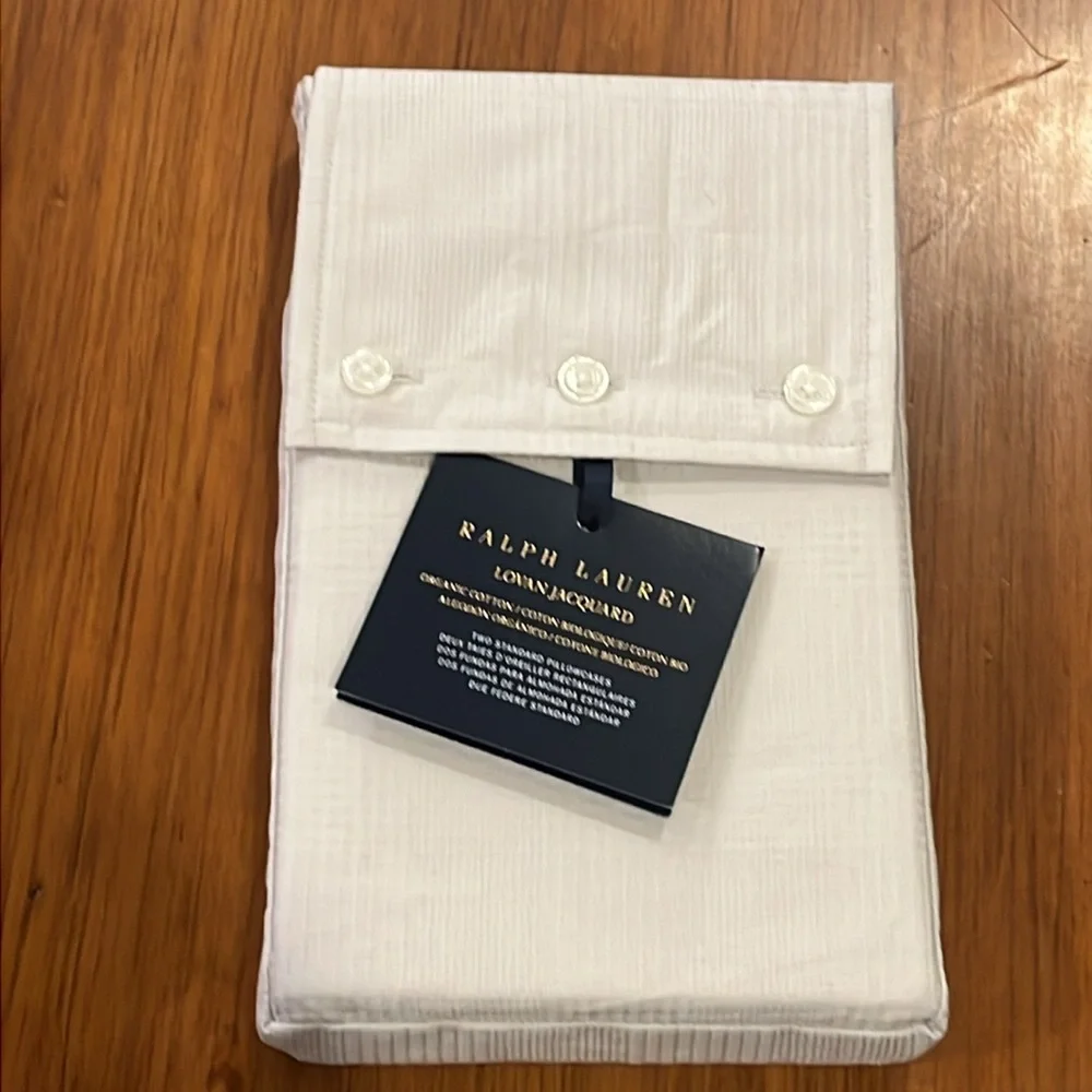 Ralph Lauren Lovan Jacquard King Sheet Set Flat Deep Fitted + 2 Pillowcases